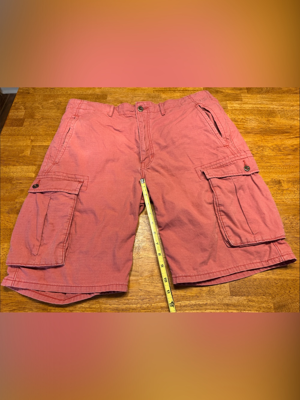 Levi's Men's Cargo Shorts in Coral